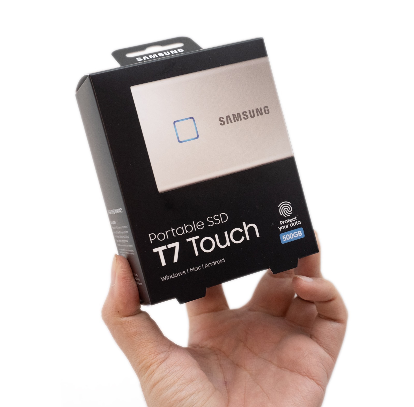 【開箱】輕薄高速還有指紋辨識！三星移動式T7 Touch SSD開箱分享