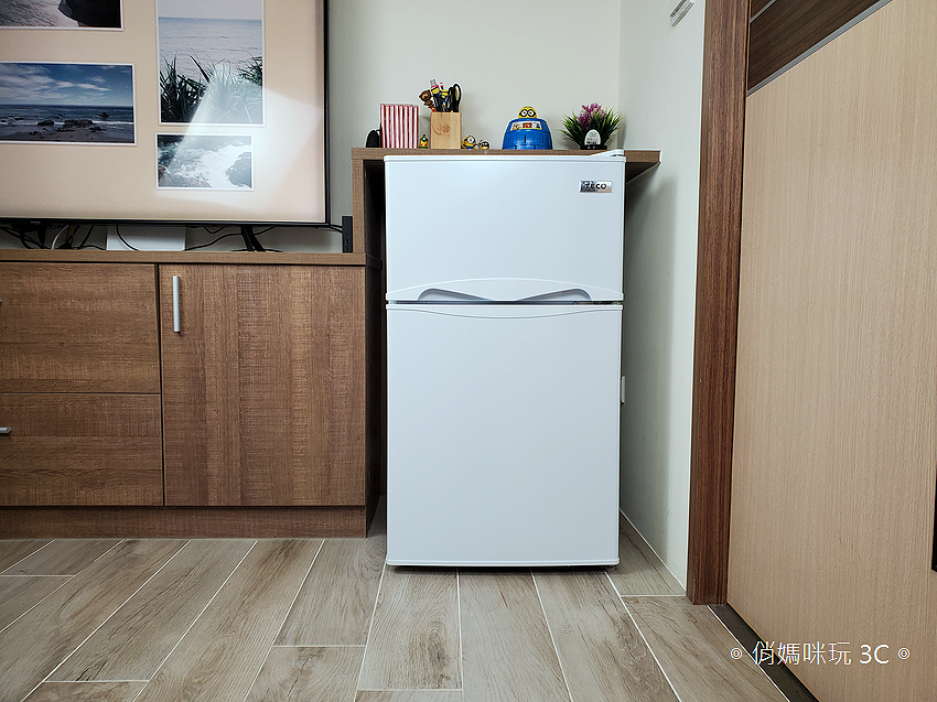 【開箱】東元TECO R1001W 100公升雙門冰箱，小冰箱也有雙層冷凍庫！