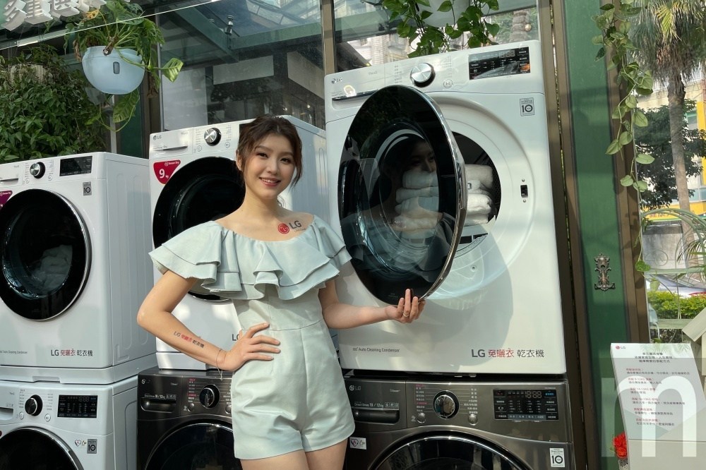 LG在台推出業界最大16公斤容量免曬衣乾衣機，還標榜可還原外套防潑水功能！